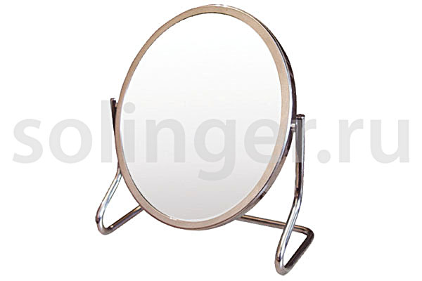 Зеркало косметическое овальное Hairway 130*160 метал опора