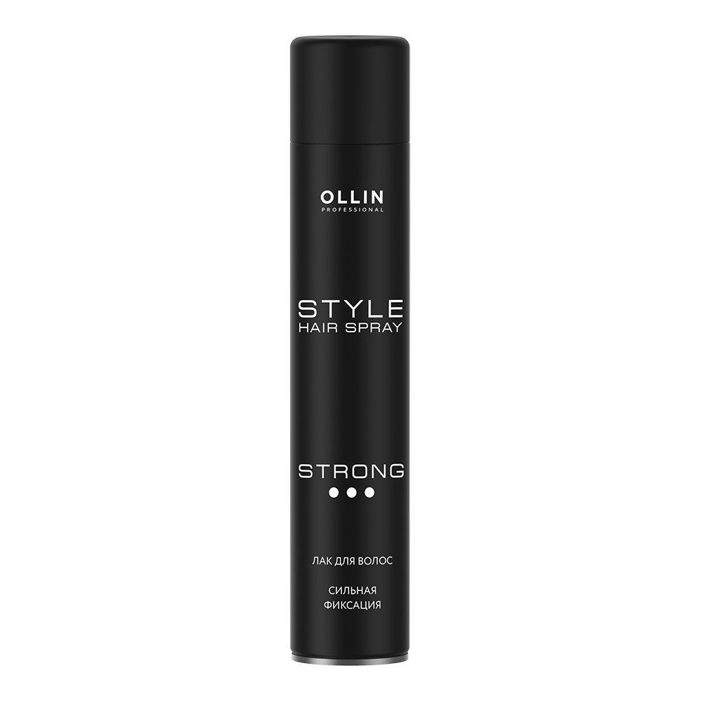 OLLIN STYLE Лак для волос сильной фиксации 500мл OLLIN STYLE Лак для волос сильной фиксации 500мл
