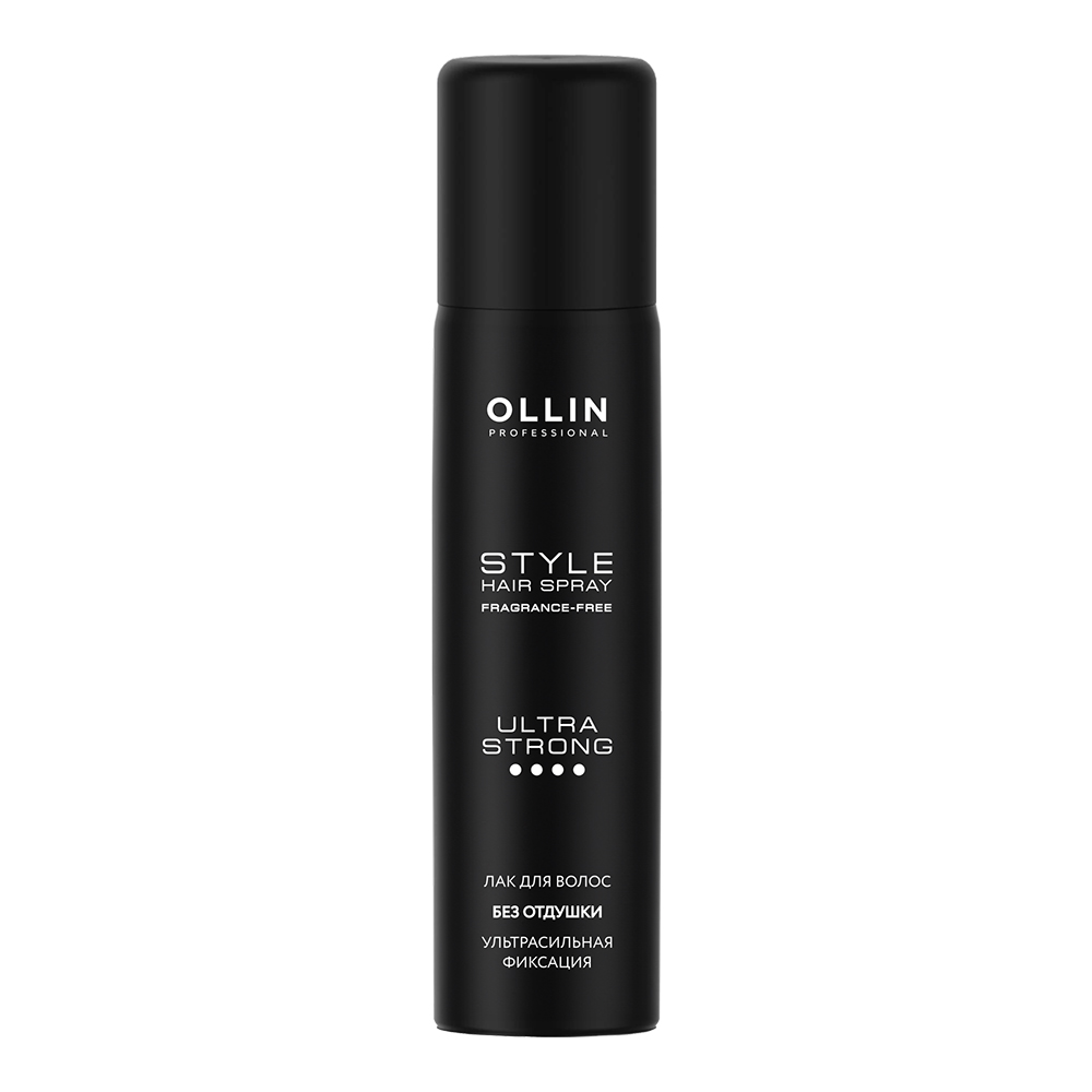 OLLIN STYLE Лак для волос ультрасильной фиксации без отдушки 75мл OLLIN STYLE Лак для волос ультрасильной фиксации без отдушки 75мл