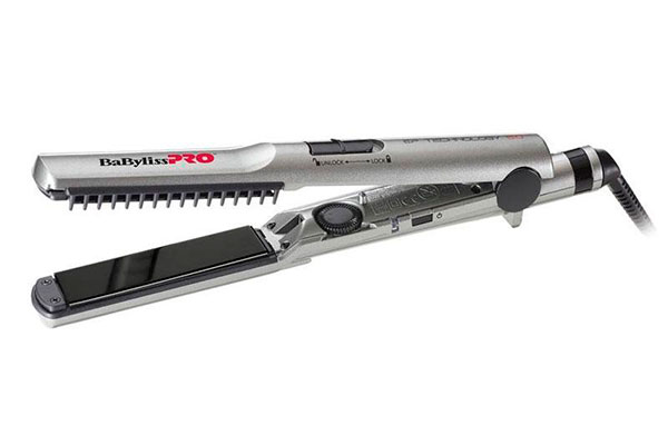 Щипцы-выпрям BaByliss 25*90мм металл Technology 5.0 т/рег 140-230град 33Вт перчатки, коврик, серебр