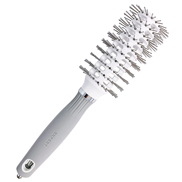 Брашинг Olivia Garden EXPERT BLOWOUT VENT Double Bristles White&Grey 30 мм