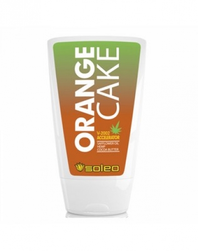 Soleo Basic Orange Cake 150мл Ускоритель с экстрактом конопли и алое вера, аромат апельсина