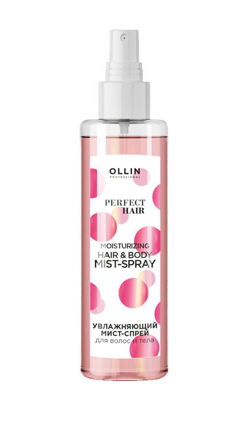 OLLIN PERFECT HAIR Увлажняющий мист-спрей для волос и тела 120мл