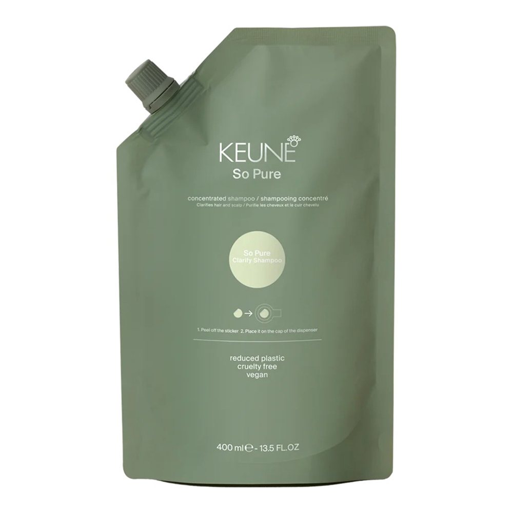 KEUNE SPA  шампунь ОЧИЩАЮЩИЙ 400 мл/So Pure Clarify Shampoo Refill