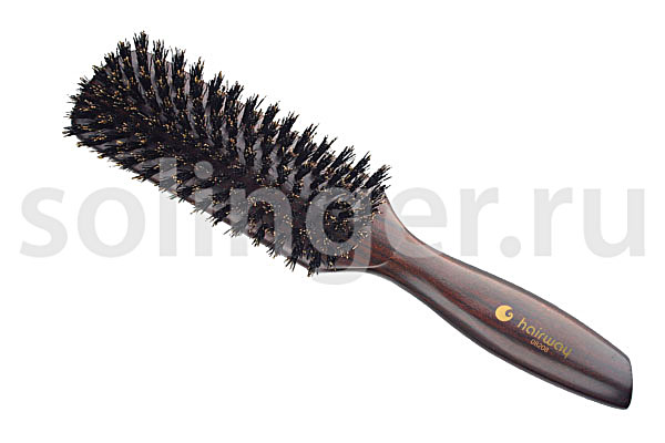 Щетка массажная Hairway Venge натур щетина 7 рядов, деревянная 