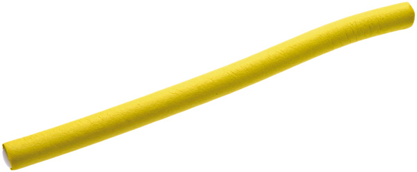 Бигуди-бумеранги 12мм 18см желт., 12шт SIBEL