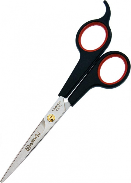 Ножницы Katachi прямые 6" эргономичные, пластиковые ручки
