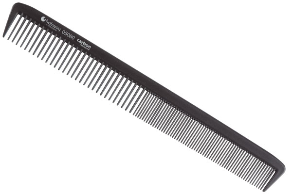 Расчёска Hairway Carbon Advance мужская комбинированная  220мм