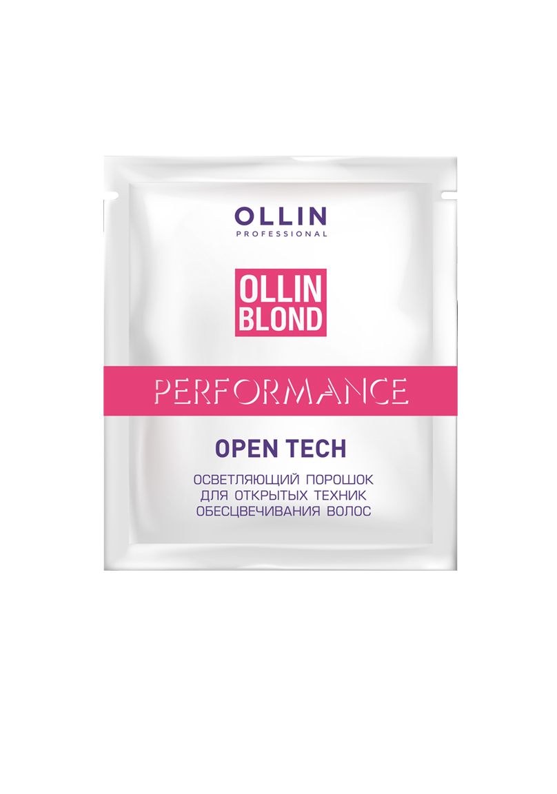 OLLIN BLOND PERFORMANCE Open Tech Осветляющий порошок для открытых техник обесцвечивания волос 30г