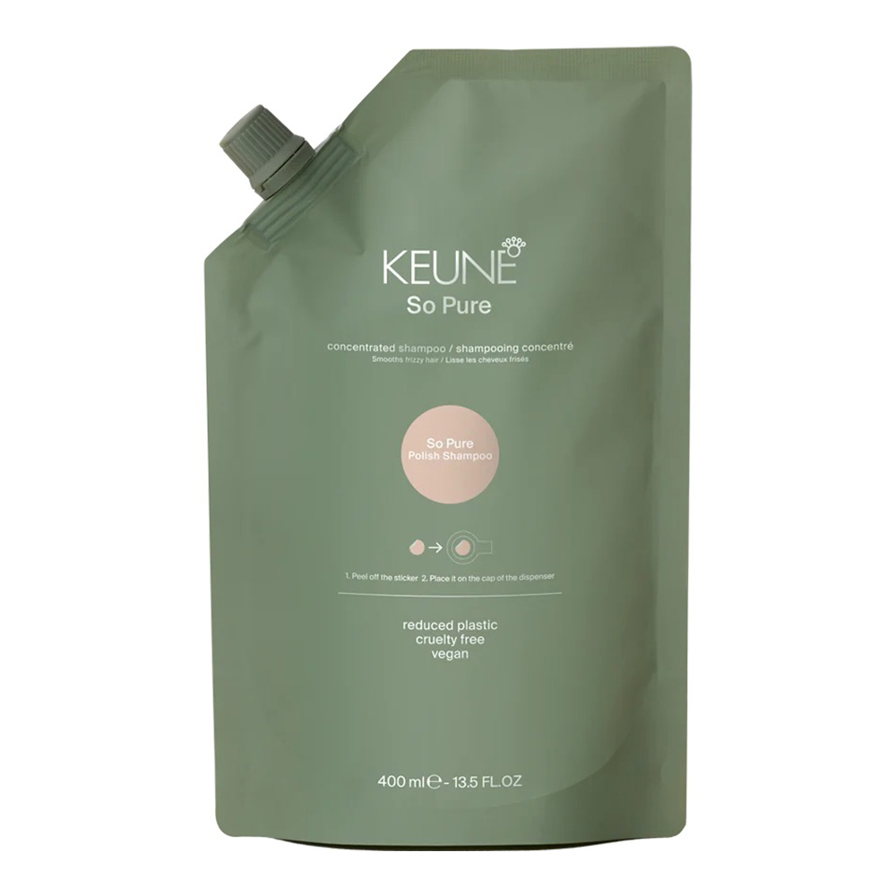 KEUNE SPA  шампунь ПОЛИРУЮЩИЙ 400 мл/So Pure Polish Shampoo Refill 