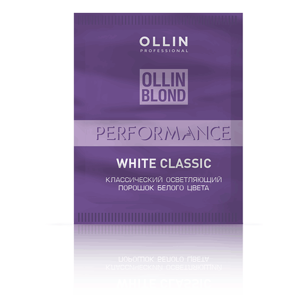 OLLIN BLOND PERFORMANCE Классический Осветляющий порошок 30 г белого цвета