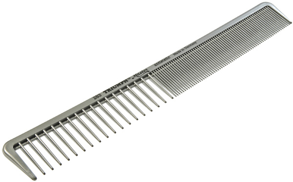 Расчёска TRIUMPH Master пластик комбинированная часто/редкозубчатая 19 см