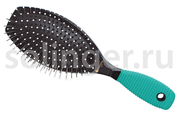 Щетка массажная Hairway Rainbow металл зубцы 11 рядов 