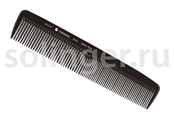 Расчёска Hairway CLASSIC пластик женская комбинированная 192мм