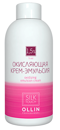 OLLIN silk touch. МИНИ 1.5% 5vol. Окисляющая крем-эмульсия 90мл OLLIN silk touch. МИНИ 1.5% 5vol. Окисляющая крем-эмульсия 90мл