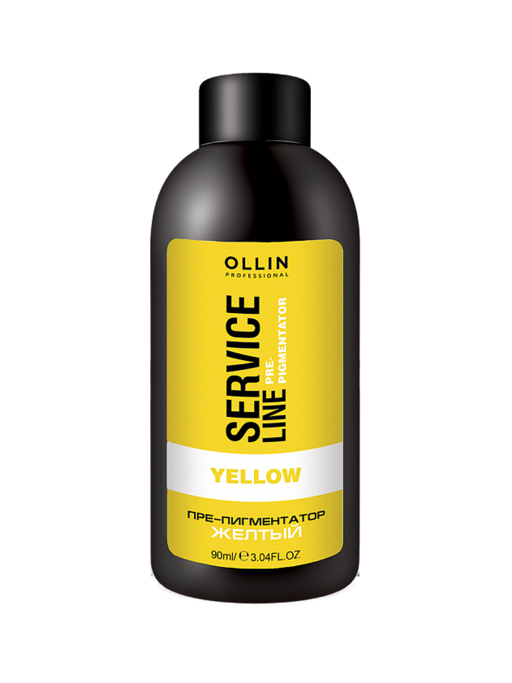 OLLIN  SERVICE LINE Флюид-препигментатор желтый 90мл/ Yellow Fluid-Pre-Color