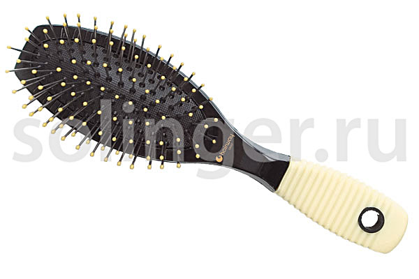 Щетка массажная Hairway Rainbow металл зубцы 9 рядов 