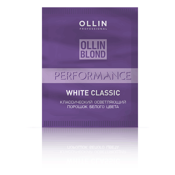 OLLIN BLOND PERFORMANCE Классический Осветляющий порошок 30 г белого цвета 