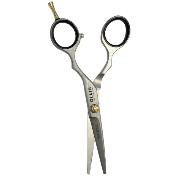 Ножницы OLLIN Prof JAPAN SERIES для стрижки, японская сталь H100 5,0 с микронасечкой
