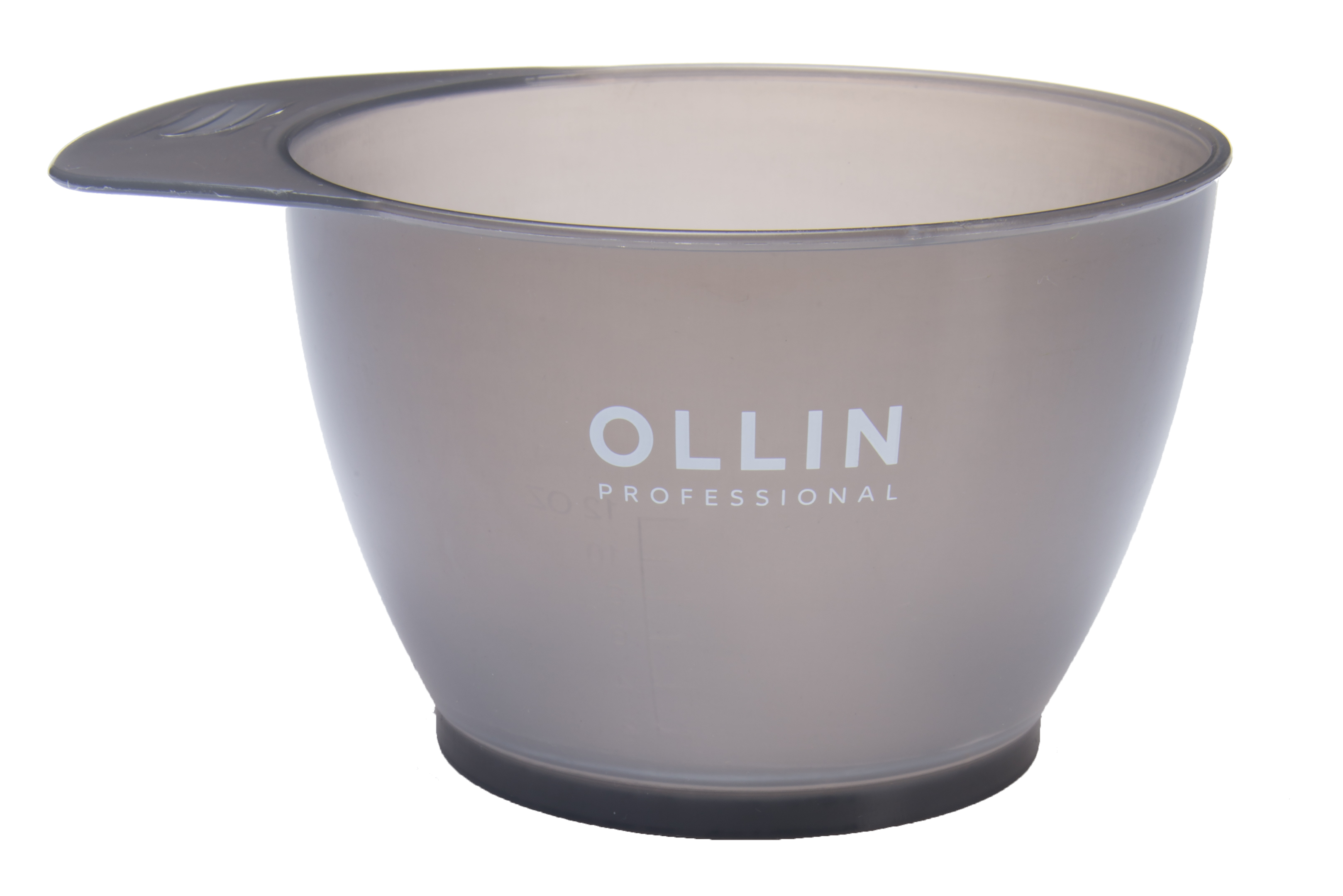 Миска OLLIN Prof для окрашивания 360 мл, с ручкой и прорезиненным дном, черная
