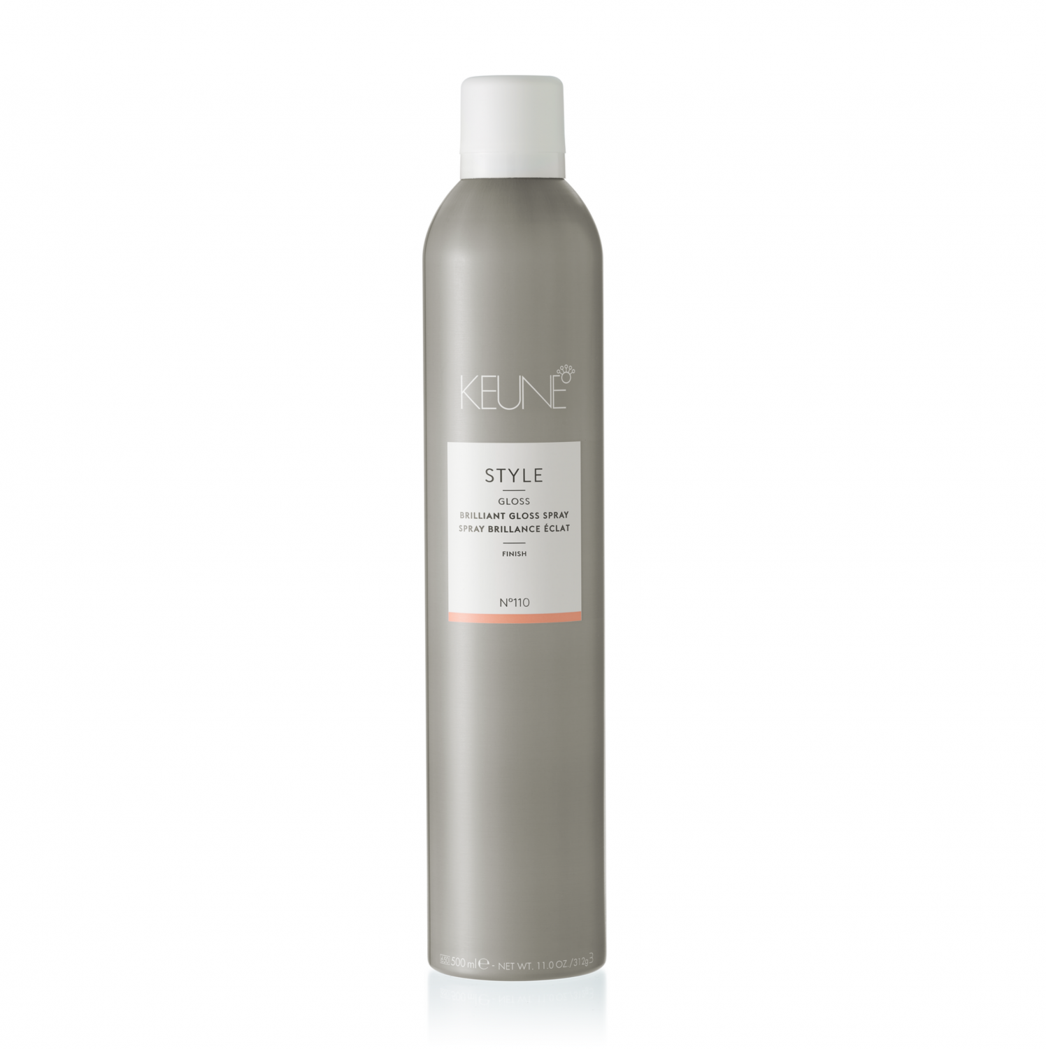 KEUNE 110 Стиль Блеск-спрей бриллиантовый 500 мл/ STYLE BRILLIANT GLOSS SPRAY