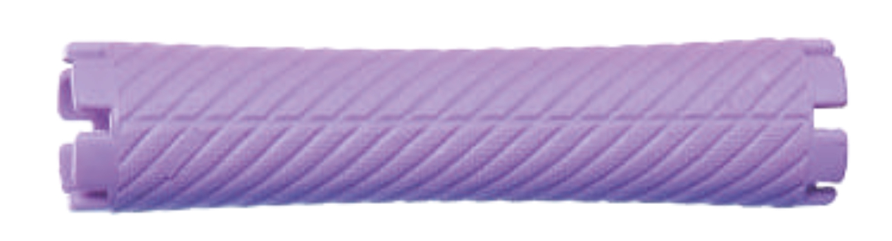 Бигуди пластиковые OLLIN Prof 19мм (6шт) фиолетовые
