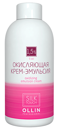 OLLIN silk touch.  МИНИ 1.5% 5vol. Окисляющая крем-эмульсия 90мл