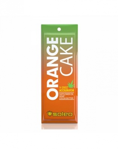 Soleo Basic Orange Cake  15мл Ускоритель с экстрактом конопли и алое вера, аромат апельсина