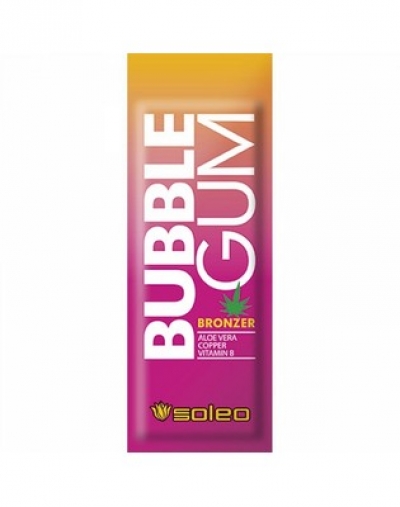 Soleo Basic Buble Gum 15мл Ускоритель с бронзатором, с экстр. конопли и алоэ вера, аромат фр-ов